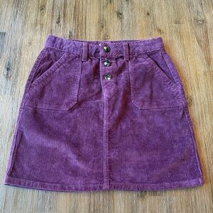 3/20$ Girls purple corduroy skirt size 12